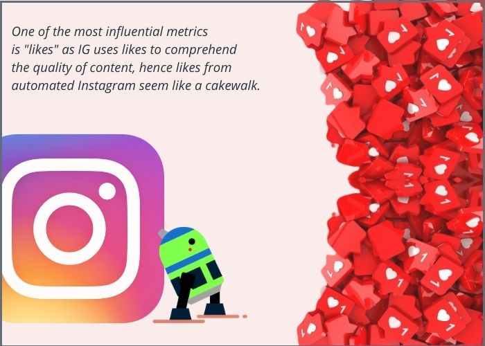 Automatic instagram likes