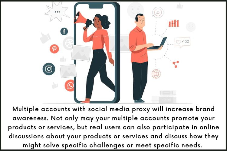 social media proxies