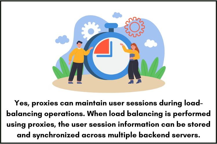 Proxies maintain load-balancing