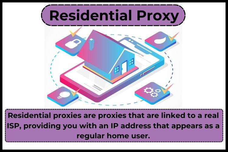 Residential proxies are proxies that are linked to a real ISP