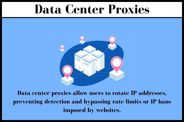 Data center proxies are intermediary servers hosted