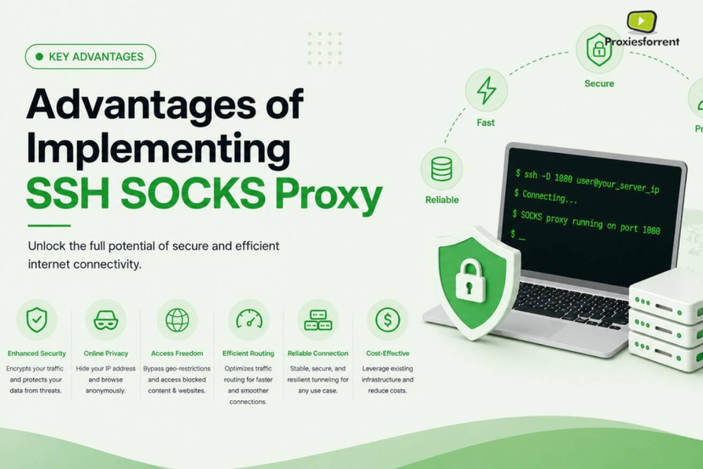 Advantages of implementing SSH Socks Proxy