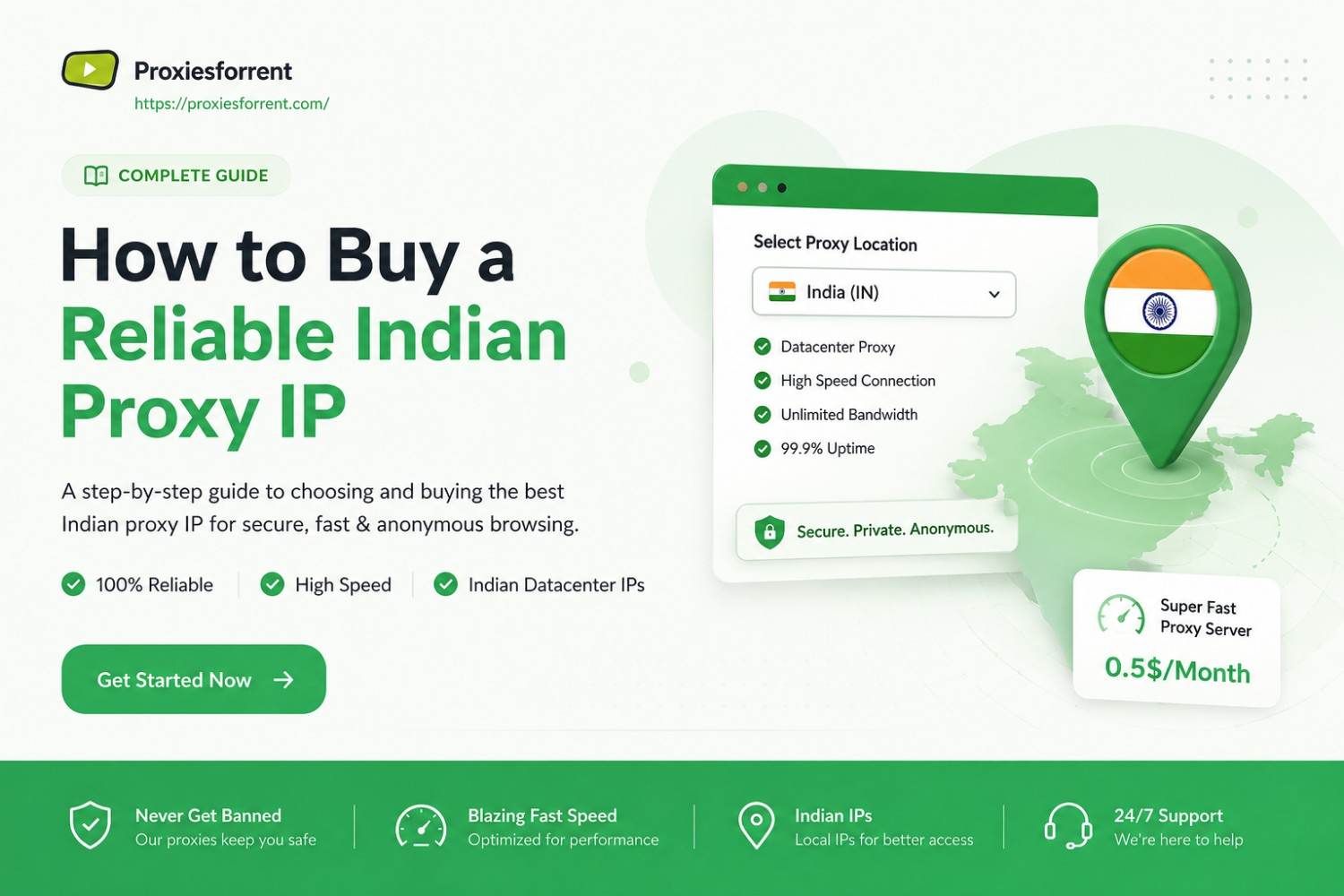 India Proxy Guide: How to Buy a Reliable Indian Proxy