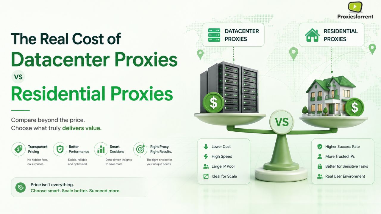 The Real Cost of Datacenter Proxies vs Residential Proxies