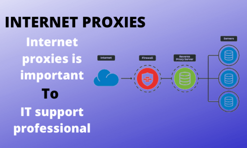 Internet proxies are becoming increasingly important to IT support professional