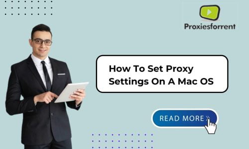How to set proxy settings on a mac os