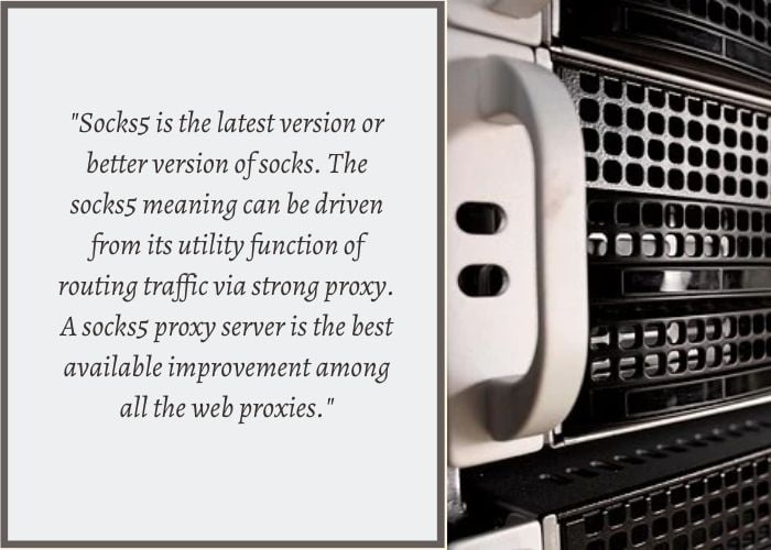 Socks5 proxy server