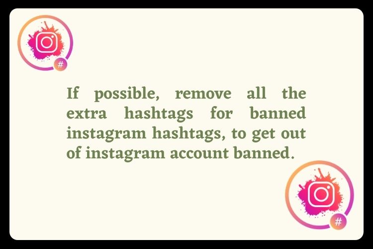 Ways to remove action on instagram