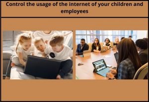 control the usage of children and employee image