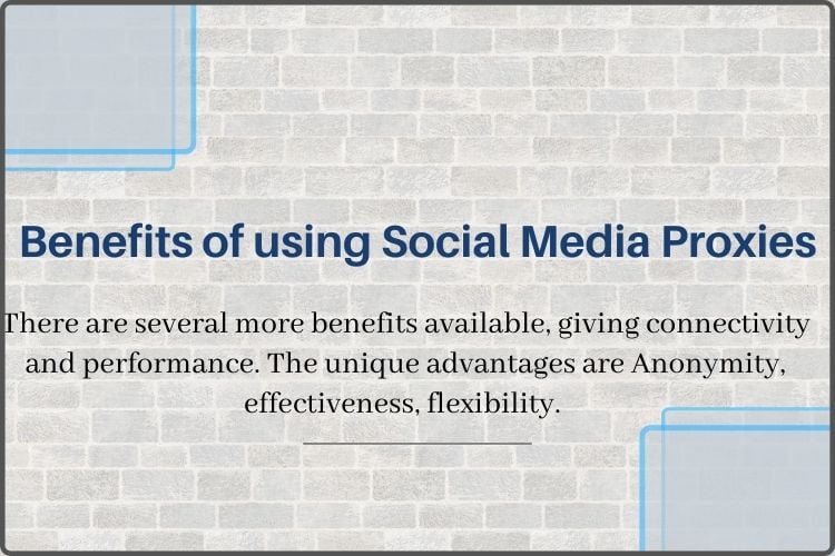 Benefits of social media proxy image