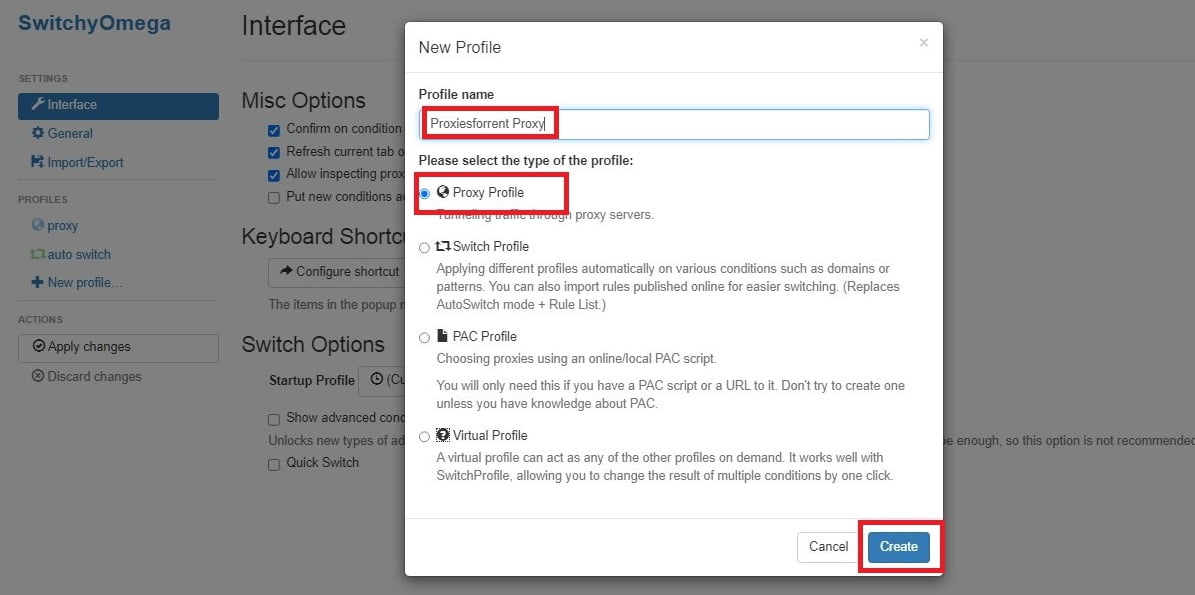 Step-3 how to setup switchyomega proxy