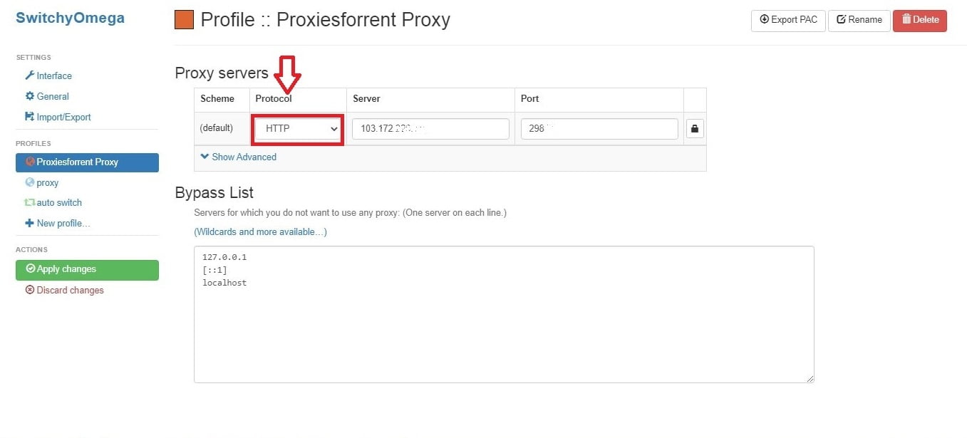 Step-4 how to setup switchyomega proxy