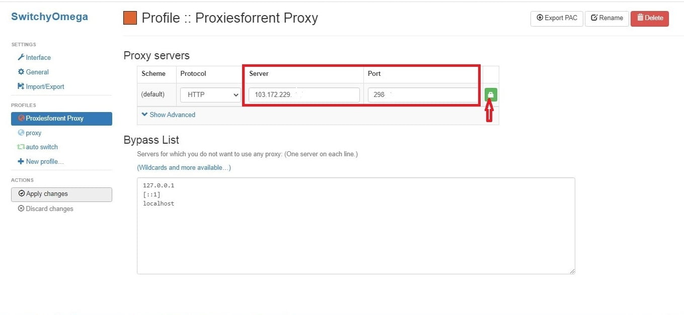 Step-5 how to setup switchyomega proxy