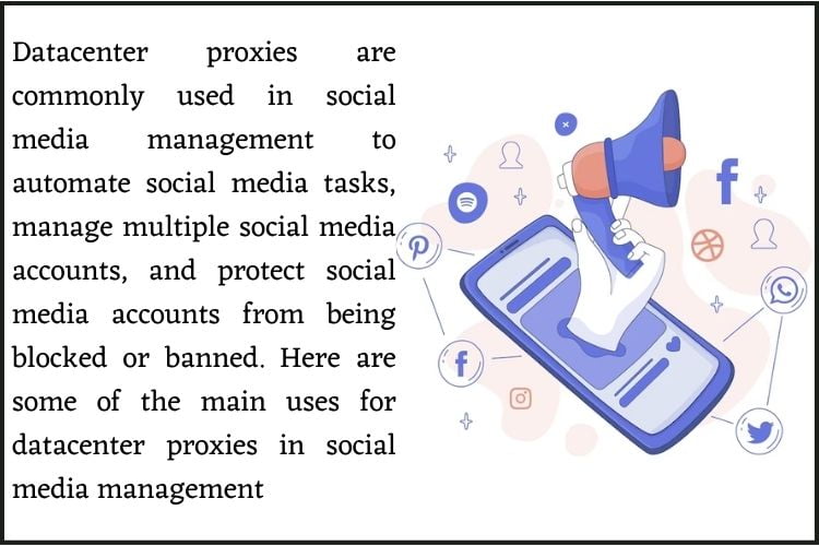 datacenter proxies in social media management