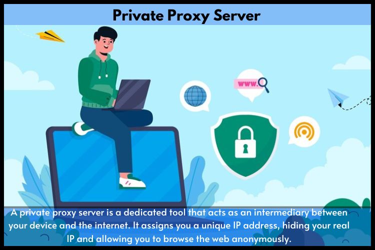 A private proxy server is a dedicated tool that acts as an intermediary between your device and the internet.