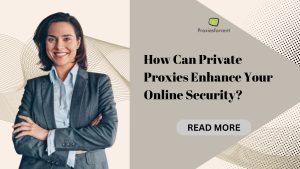 A private proxy server hides your IP address, making it difficult for websites and hackers to track your online activities.