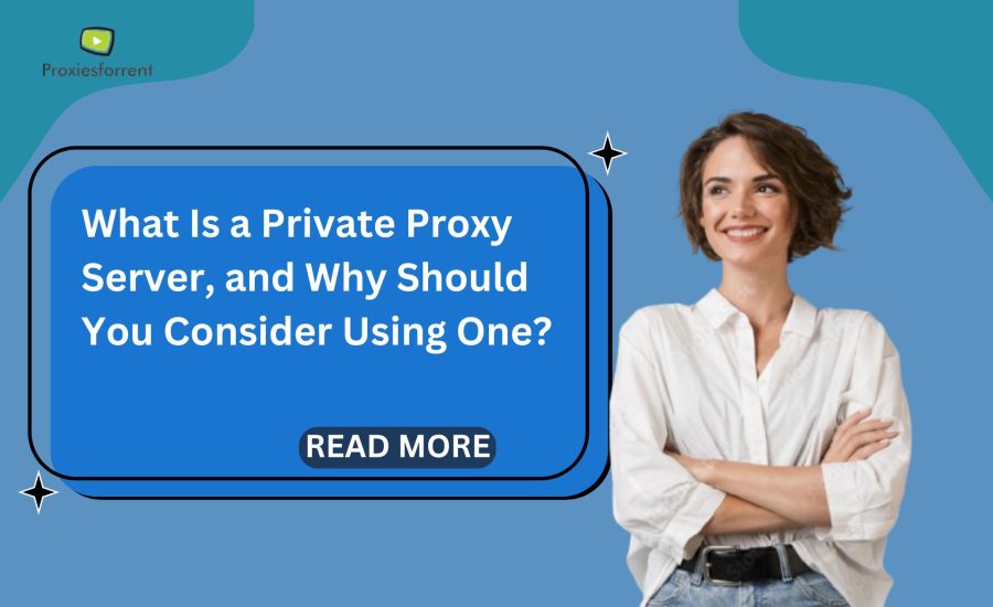 A private proxy server is a dedicated tool that acts as an intermediary between your device and the internet